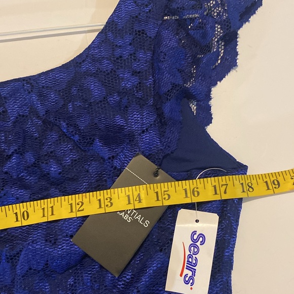 NWT Essentials by Abs royal blue lace dress size 12 - Picture 6 of 12